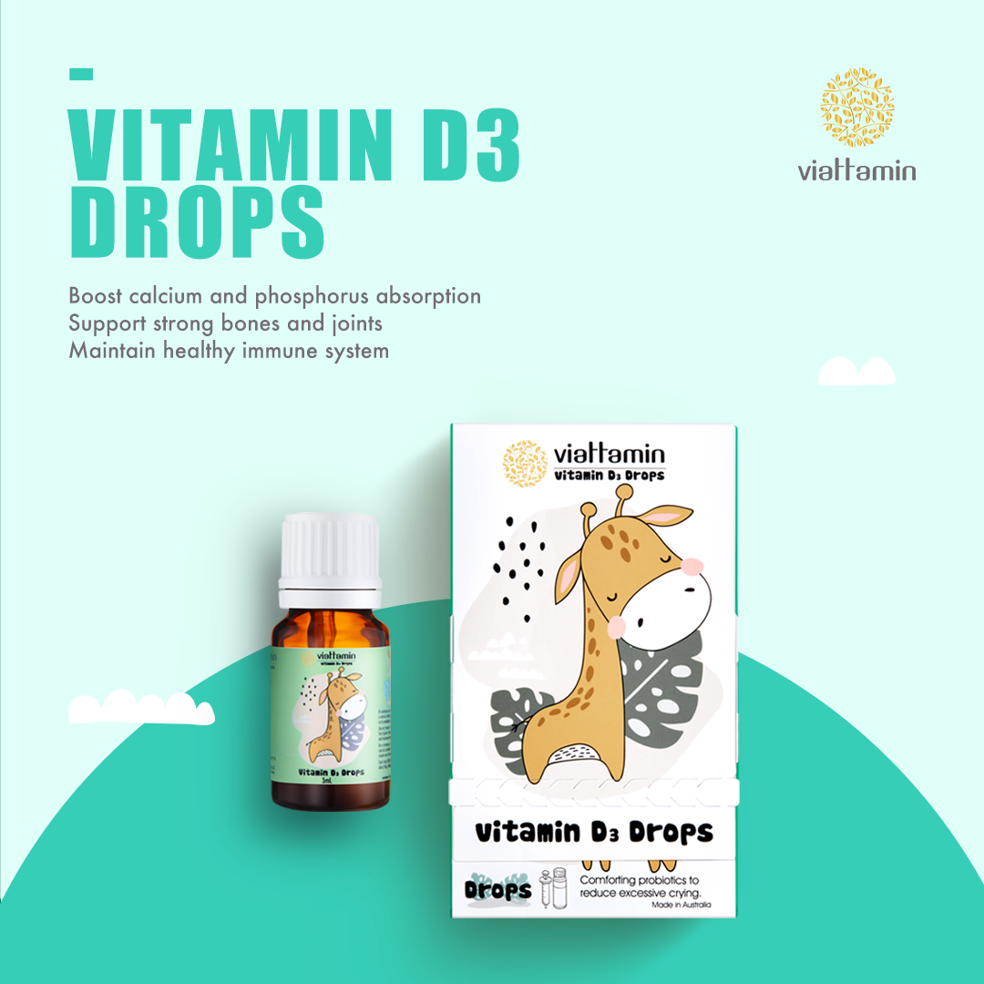 Vitamin D3 Drops 3ml » Viattamin by Vita Life Australia